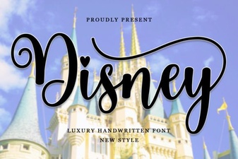 Creative Projects Using Disney Font Styles