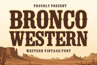 Bronco Western Font: Design & Craft Project Ideas